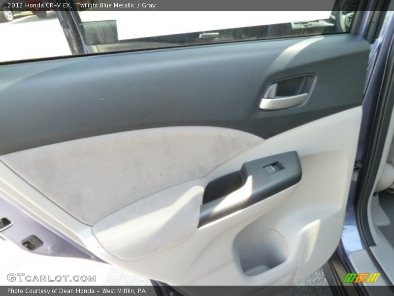 Twilight Blue Metallic / Gray 2012 Honda CR-V EX