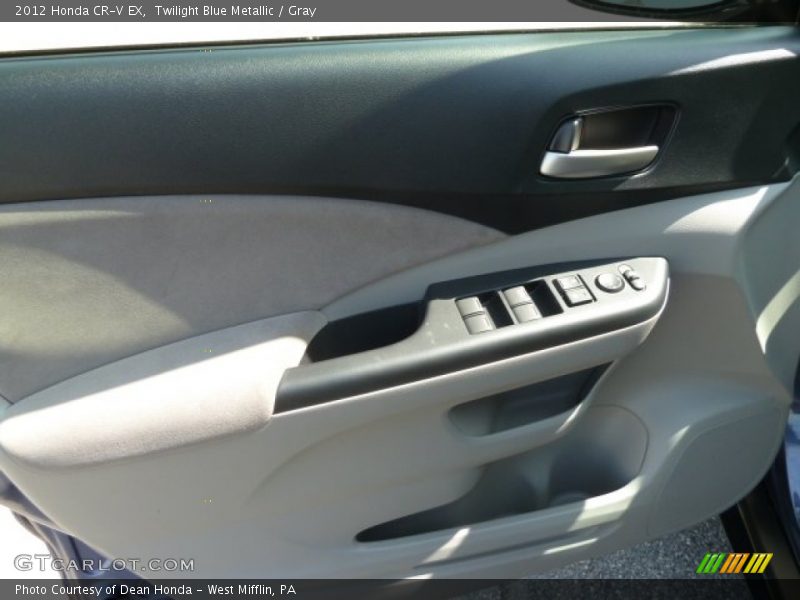 Twilight Blue Metallic / Gray 2012 Honda CR-V EX