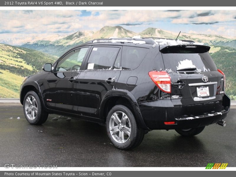 Black / Dark Charcoal 2012 Toyota RAV4 V6 Sport 4WD