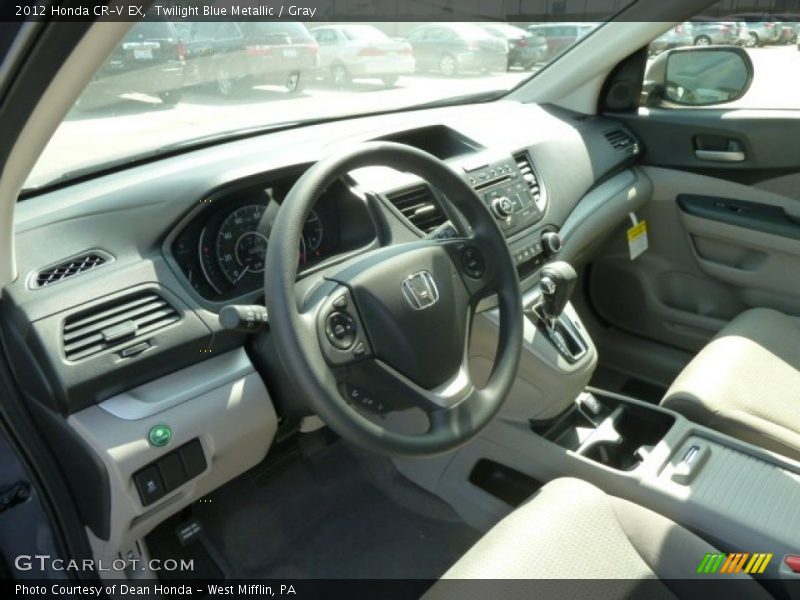 Twilight Blue Metallic / Gray 2012 Honda CR-V EX