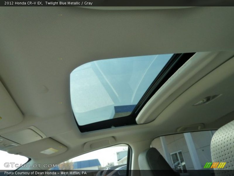 Twilight Blue Metallic / Gray 2012 Honda CR-V EX