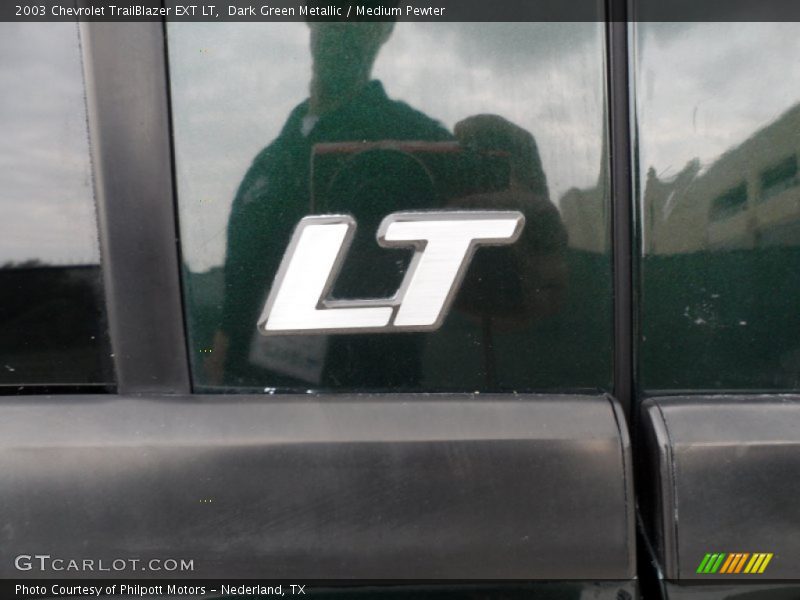 Dark Green Metallic / Medium Pewter 2003 Chevrolet TrailBlazer EXT LT