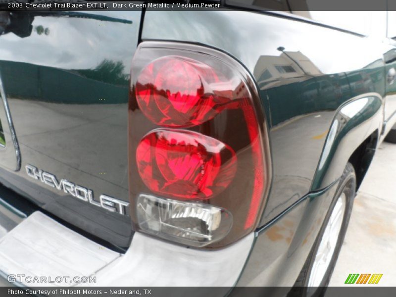 Dark Green Metallic / Medium Pewter 2003 Chevrolet TrailBlazer EXT LT