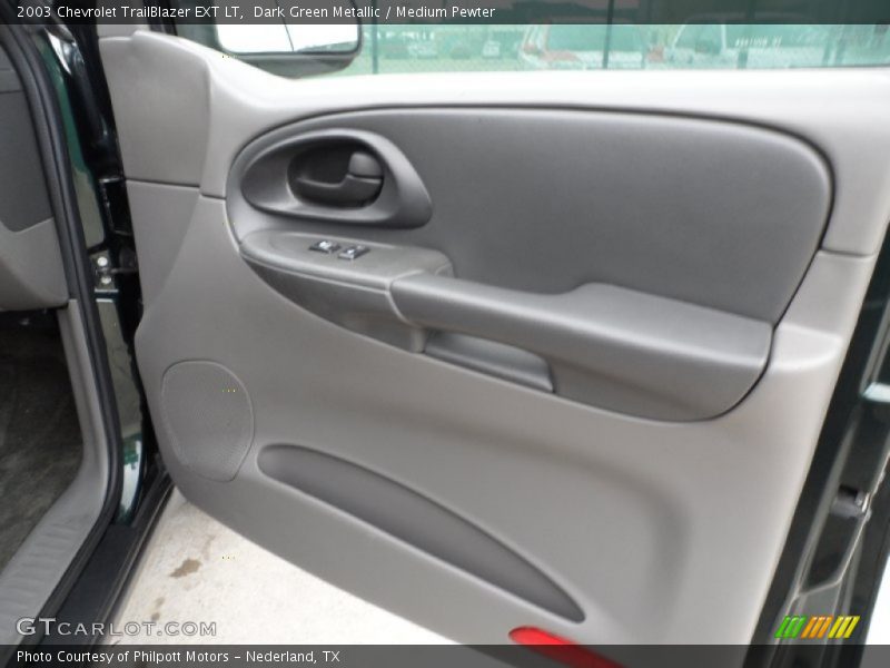 Dark Green Metallic / Medium Pewter 2003 Chevrolet TrailBlazer EXT LT