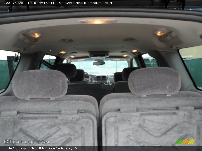 Dark Green Metallic / Medium Pewter 2003 Chevrolet TrailBlazer EXT LT