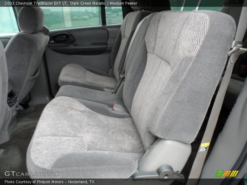 Dark Green Metallic / Medium Pewter 2003 Chevrolet TrailBlazer EXT LT
