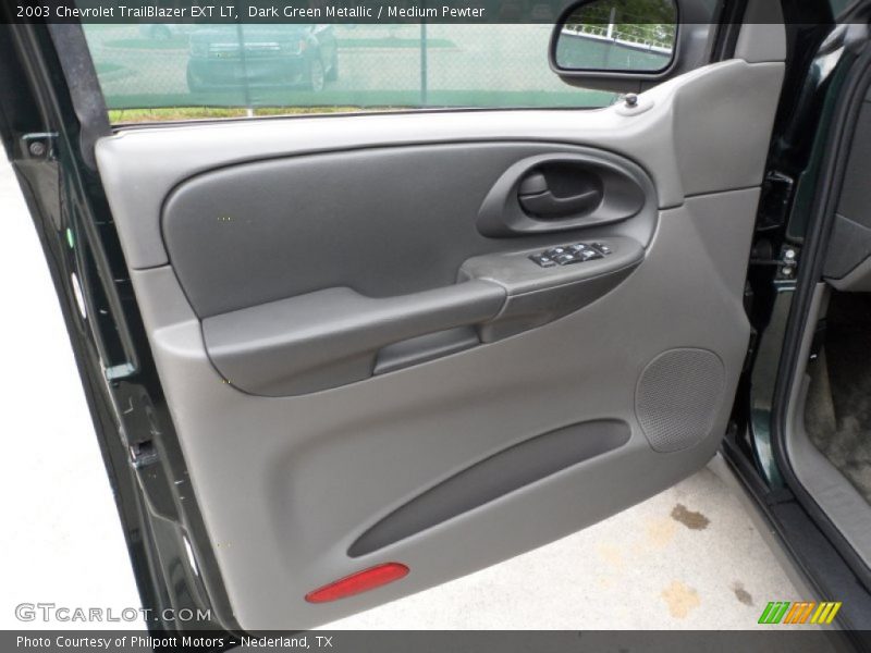 Dark Green Metallic / Medium Pewter 2003 Chevrolet TrailBlazer EXT LT