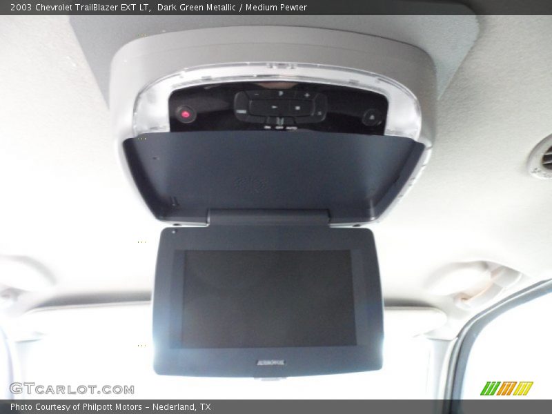 Dark Green Metallic / Medium Pewter 2003 Chevrolet TrailBlazer EXT LT