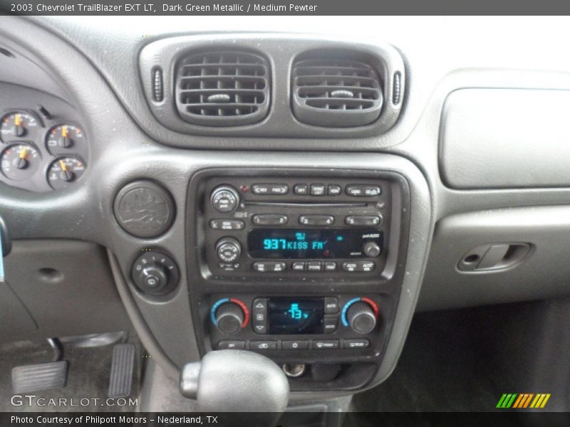 Dark Green Metallic / Medium Pewter 2003 Chevrolet TrailBlazer EXT LT