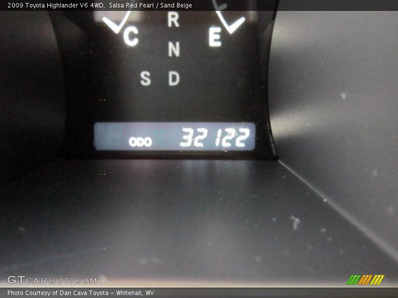 Salsa Red Pearl / Sand Beige 2009 Toyota Highlander V6 4WD