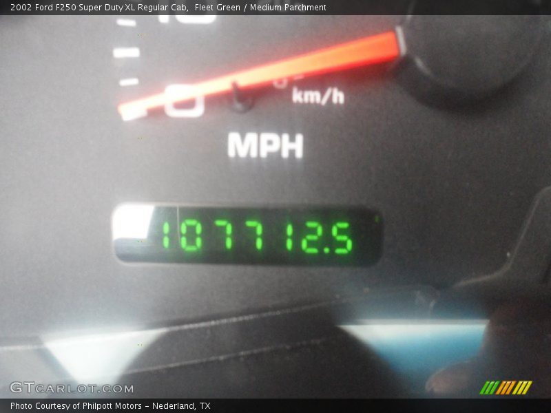 Fleet Green / Medium Parchment 2002 Ford F250 Super Duty XL Regular Cab