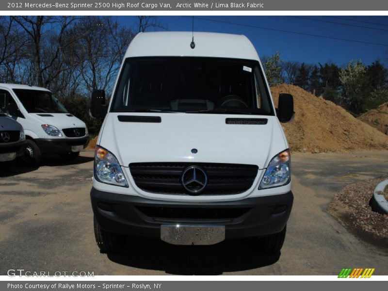 Arctic White / Lima Black Fabric 2012 Mercedes-Benz Sprinter 2500 High Roof Cargo Van