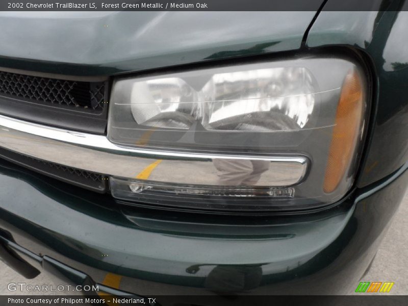 Forest Green Metallic / Medium Oak 2002 Chevrolet TrailBlazer LS