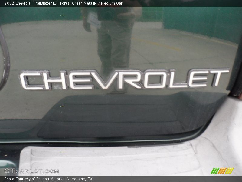 Forest Green Metallic / Medium Oak 2002 Chevrolet TrailBlazer LS
