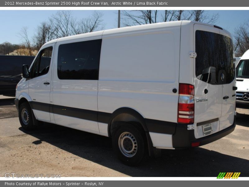 Arctic White / Lima Black Fabric 2012 Mercedes-Benz Sprinter 2500 High Roof Crew Van