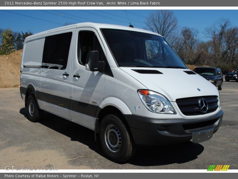 Front 3/4 View of 2012 Sprinter 2500 High Roof Crew Van