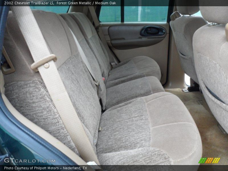 Rear Seat of 2002 TrailBlazer LS