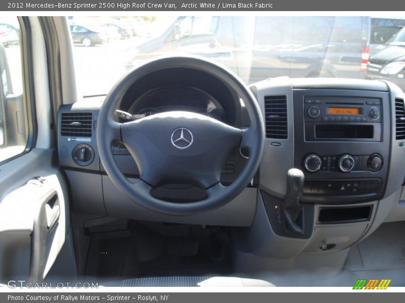 Arctic White / Lima Black Fabric 2012 Mercedes-Benz Sprinter 2500 High Roof Crew Van