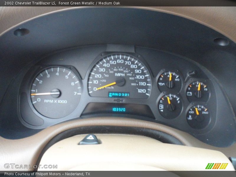  2002 TrailBlazer LS LS Gauges