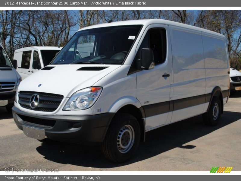Arctic White / Lima Black Fabric 2012 Mercedes-Benz Sprinter 2500 Cargo Van