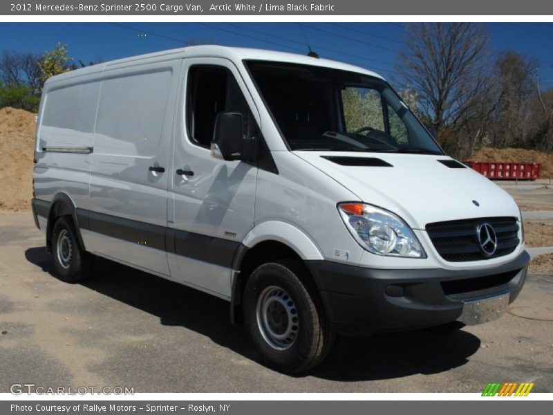 Arctic White / Lima Black Fabric 2012 Mercedes-Benz Sprinter 2500 Cargo Van