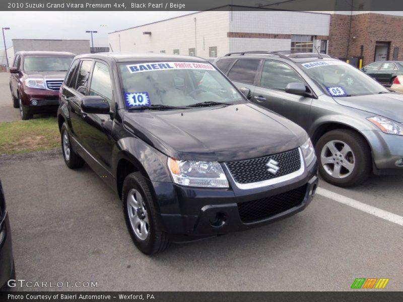 Black Pearl / Beige 2010 Suzuki Grand Vitara Premium 4x4