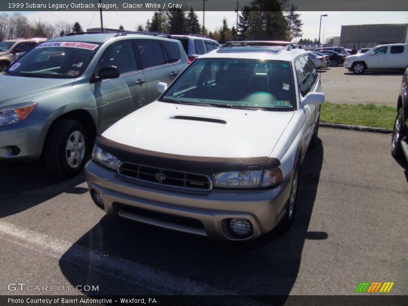 Glacier White / Gray 1999 Subaru Legacy Outback Wagon