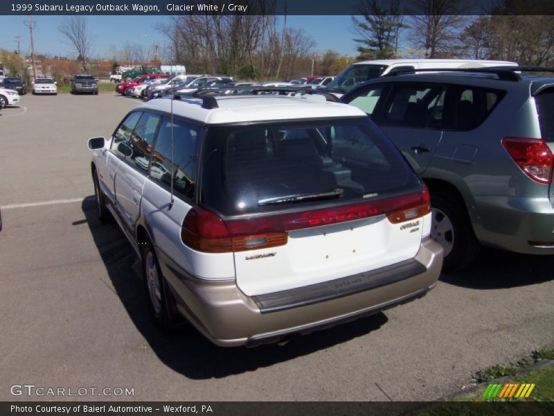 Glacier White / Gray 1999 Subaru Legacy Outback Wagon