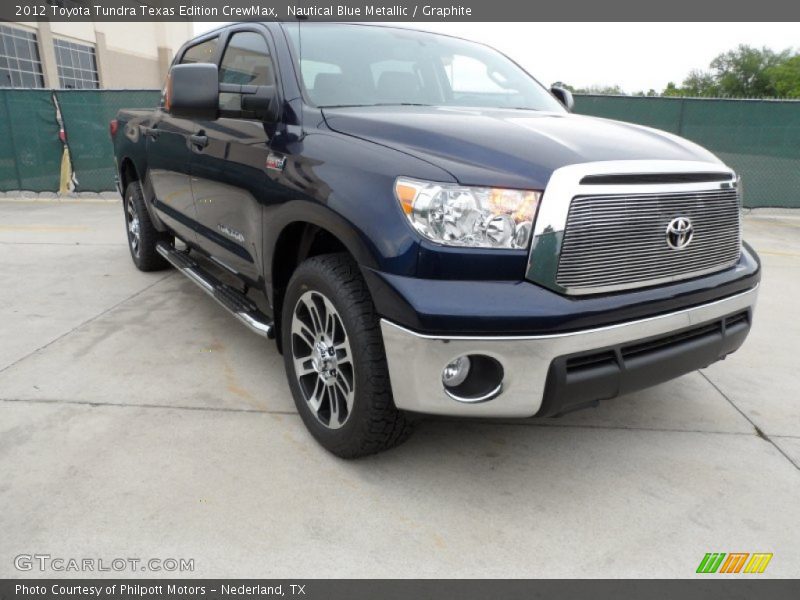 Nautical Blue Metallic / Graphite 2012 Toyota Tundra Texas Edition CrewMax