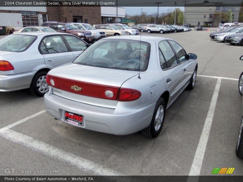 Ultra Silver Metallic / Graphite 2004 Chevrolet Cavalier Sedan