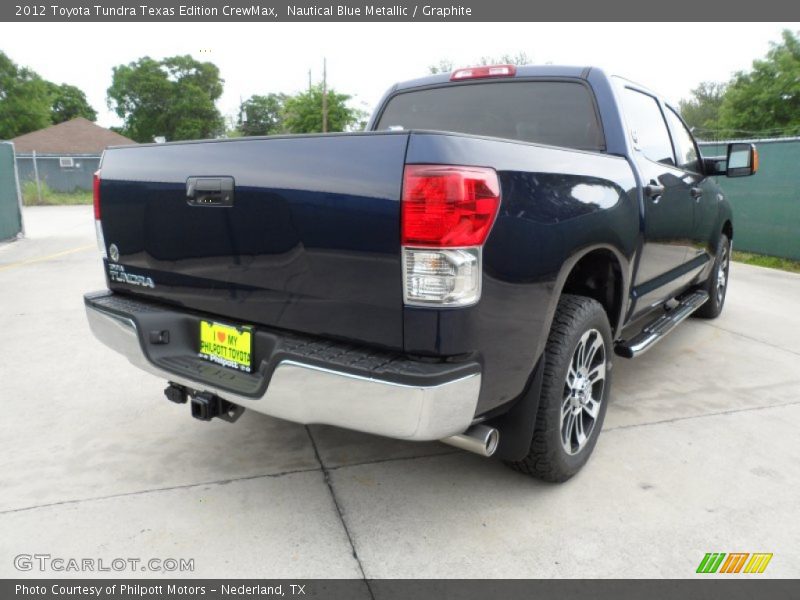 Nautical Blue Metallic / Graphite 2012 Toyota Tundra Texas Edition CrewMax