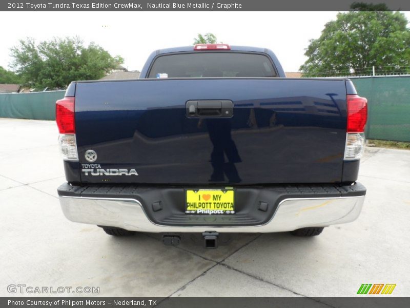 Nautical Blue Metallic / Graphite 2012 Toyota Tundra Texas Edition CrewMax