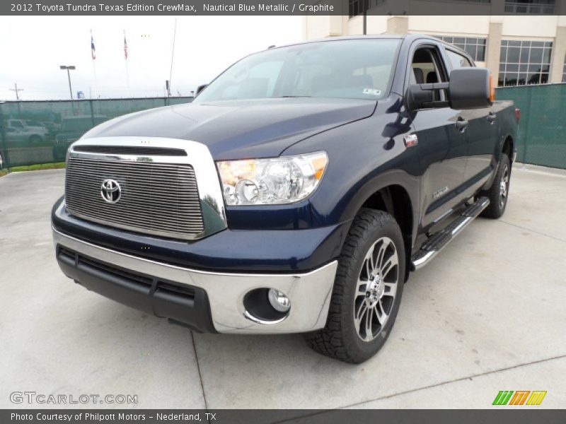 Nautical Blue Metallic / Graphite 2012 Toyota Tundra Texas Edition CrewMax