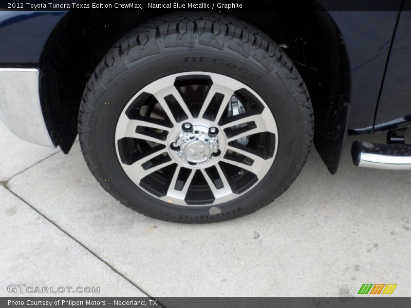 Nautical Blue Metallic / Graphite 2012 Toyota Tundra Texas Edition CrewMax