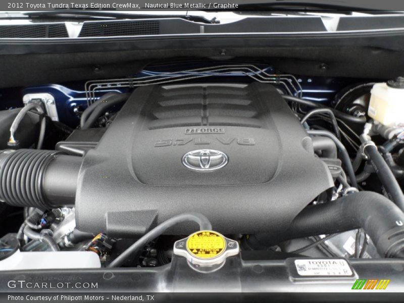 Nautical Blue Metallic / Graphite 2012 Toyota Tundra Texas Edition CrewMax