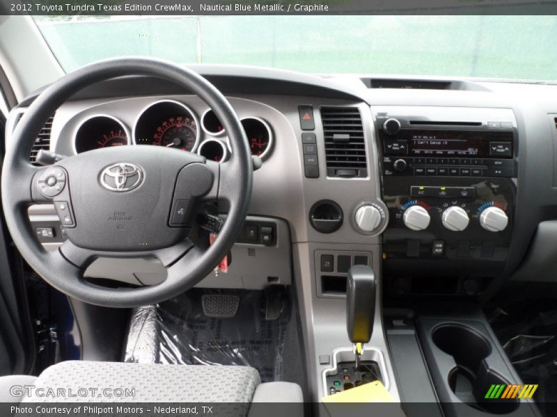 Nautical Blue Metallic / Graphite 2012 Toyota Tundra Texas Edition CrewMax