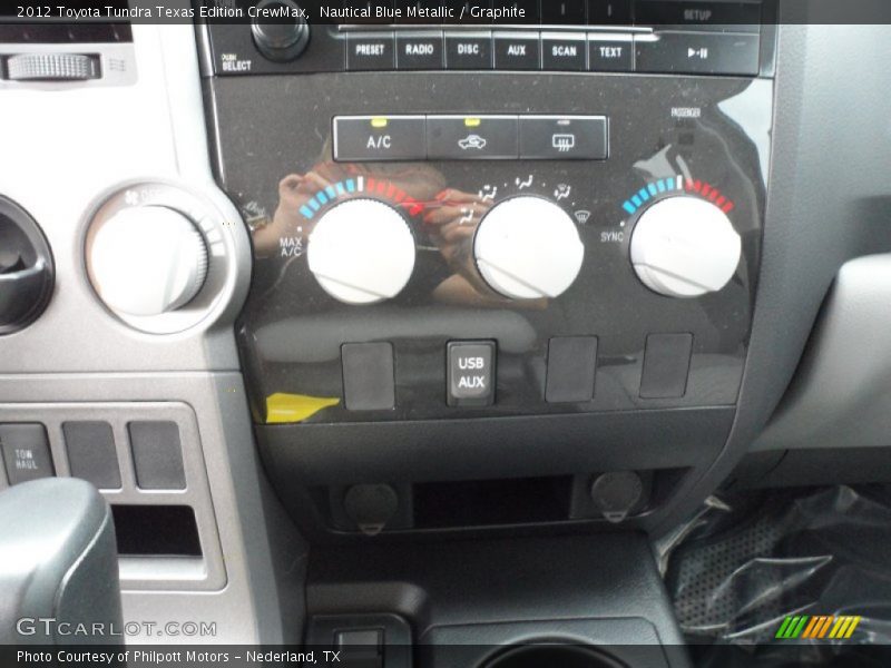 Nautical Blue Metallic / Graphite 2012 Toyota Tundra Texas Edition CrewMax