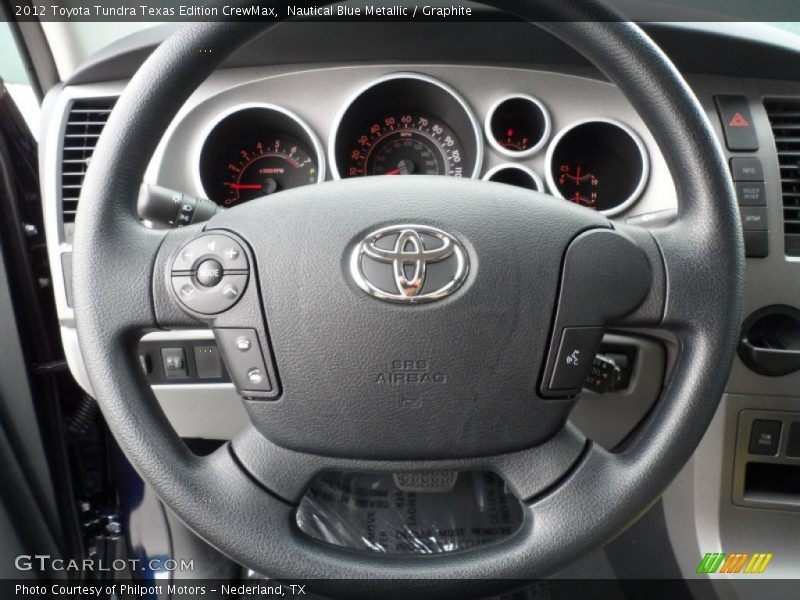 Nautical Blue Metallic / Graphite 2012 Toyota Tundra Texas Edition CrewMax