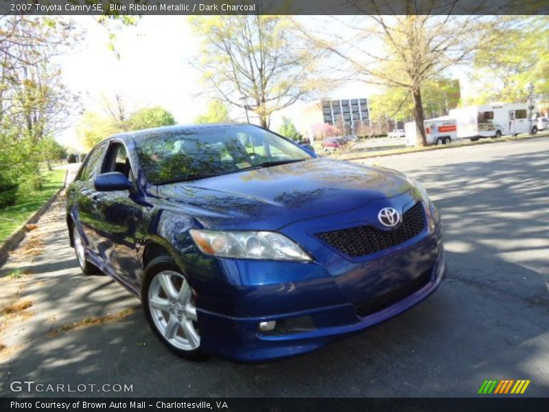 Blue Ribbon Metallic / Dark Charcoal 2007 Toyota Camry SE