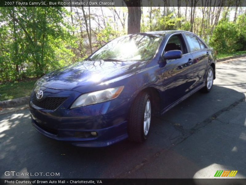 Blue Ribbon Metallic / Dark Charcoal 2007 Toyota Camry SE