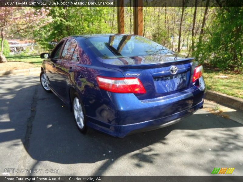 Blue Ribbon Metallic / Dark Charcoal 2007 Toyota Camry SE