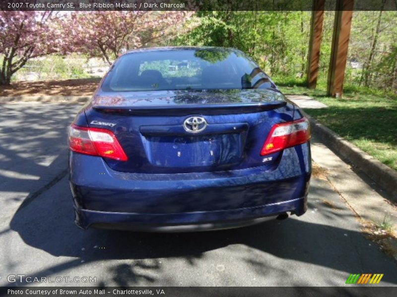 Blue Ribbon Metallic / Dark Charcoal 2007 Toyota Camry SE
