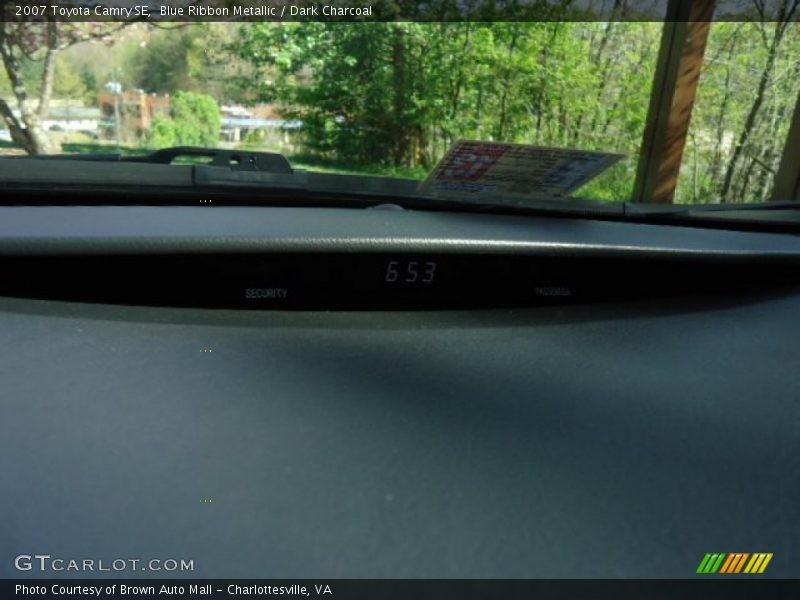 Blue Ribbon Metallic / Dark Charcoal 2007 Toyota Camry SE