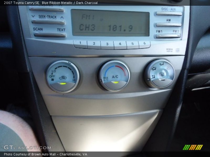 Blue Ribbon Metallic / Dark Charcoal 2007 Toyota Camry SE