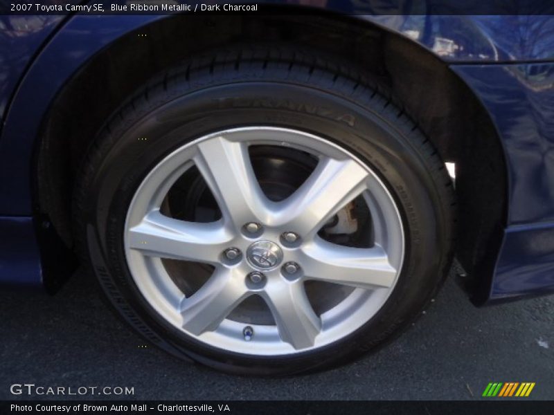 Blue Ribbon Metallic / Dark Charcoal 2007 Toyota Camry SE
