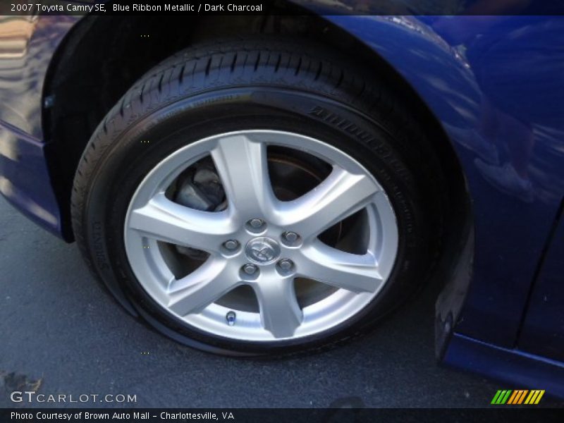 Blue Ribbon Metallic / Dark Charcoal 2007 Toyota Camry SE