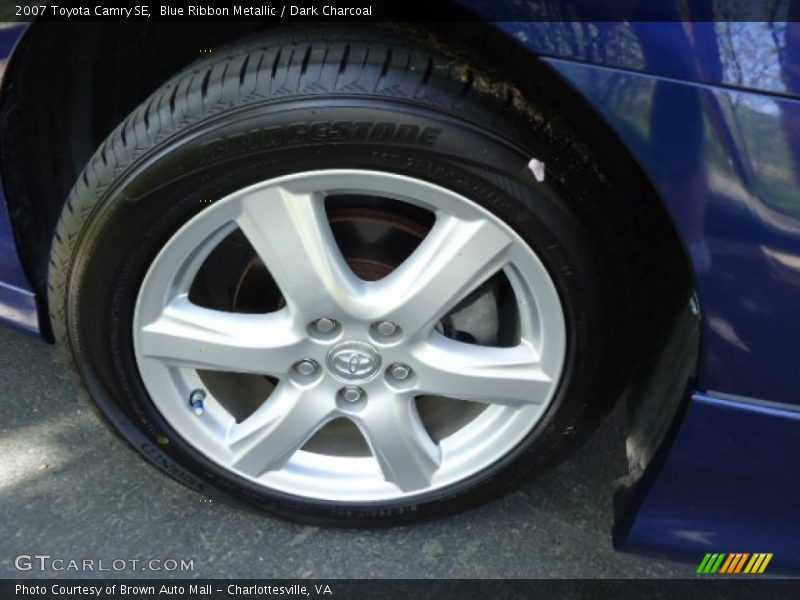 Blue Ribbon Metallic / Dark Charcoal 2007 Toyota Camry SE