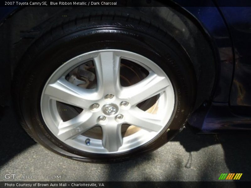Blue Ribbon Metallic / Dark Charcoal 2007 Toyota Camry SE