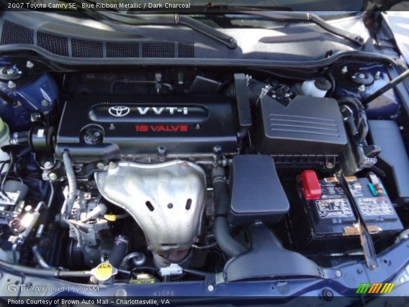 Blue Ribbon Metallic / Dark Charcoal 2007 Toyota Camry SE