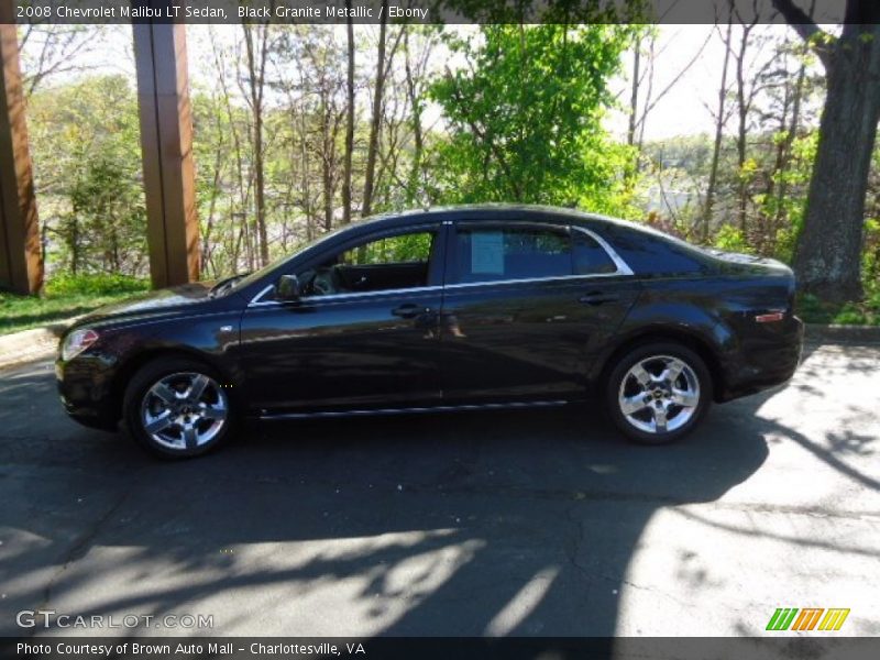 Black Granite Metallic / Ebony 2008 Chevrolet Malibu LT Sedan